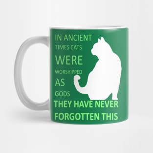 In Ancient Times Cats Were Worshipped As Gods v6 Mug